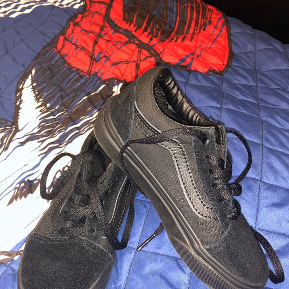 Sneakers boys black vans size 11 - Picture 5 of 6